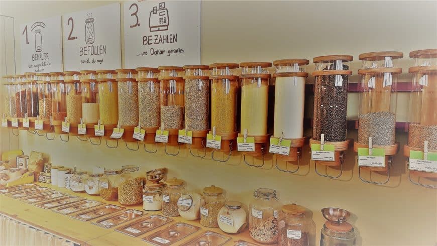 Plastikfreie Produkte im Unverpackt-Laden von Corinna Amann